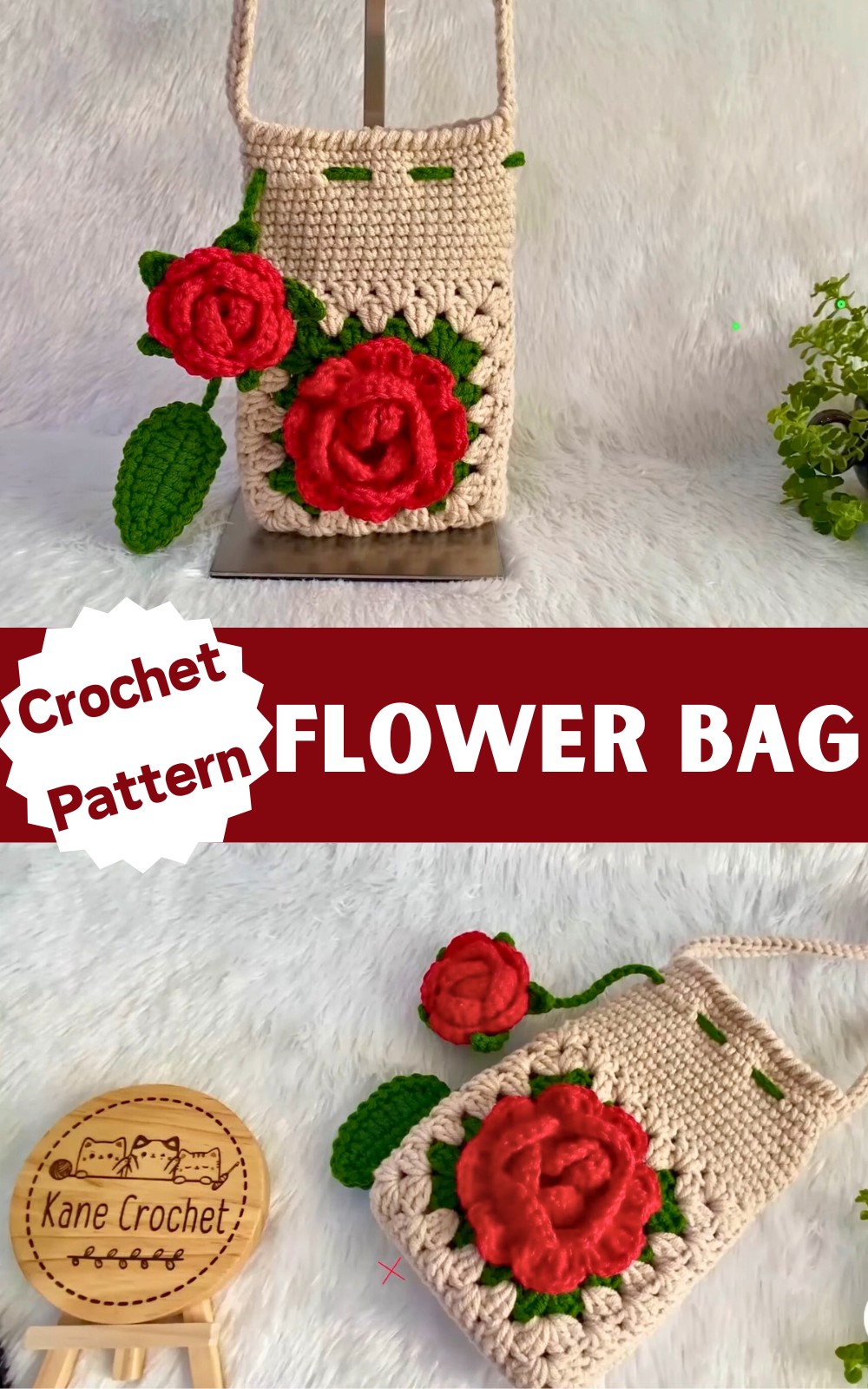 Crochet Flower Bag