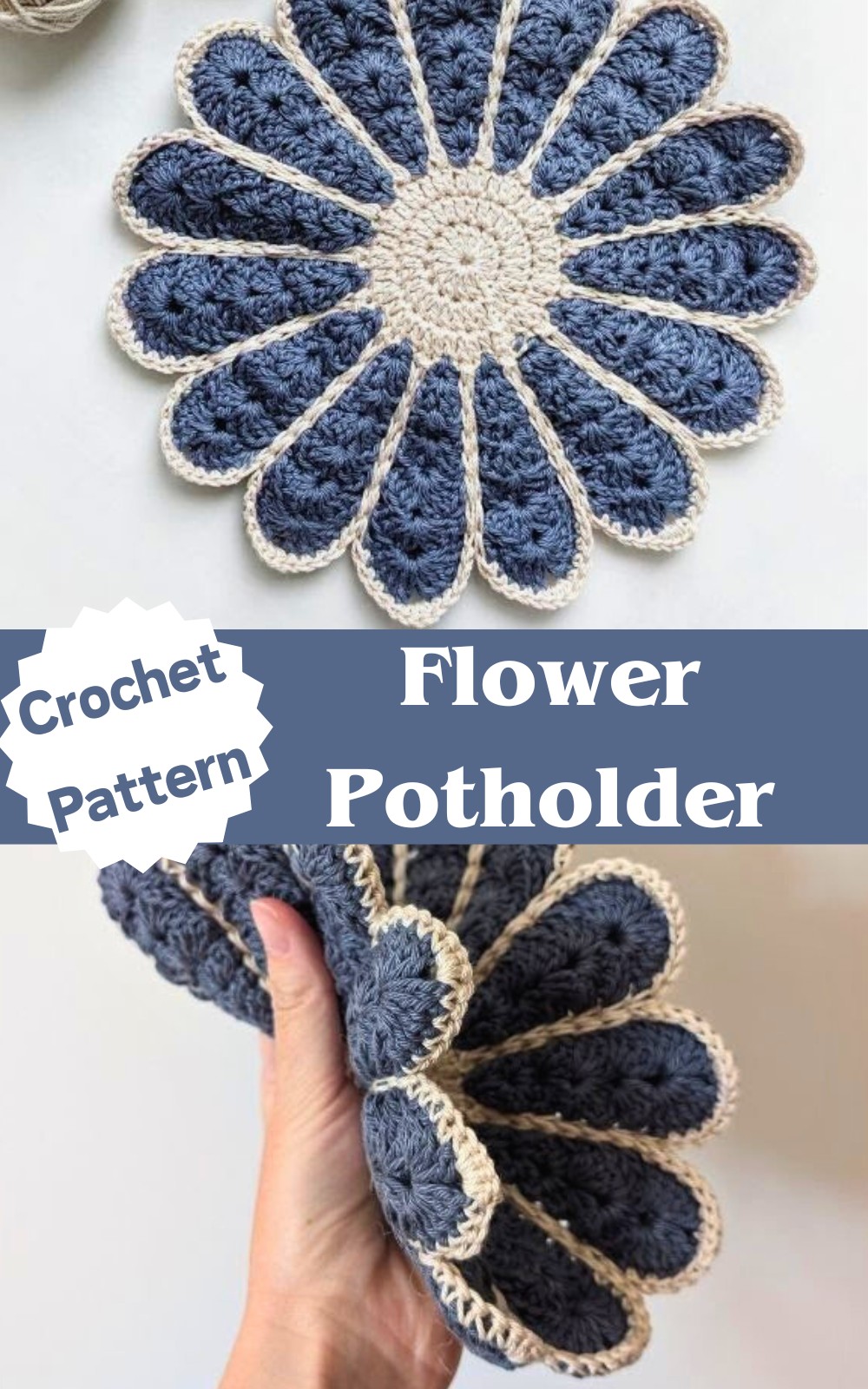 Crochet Flower Potholder