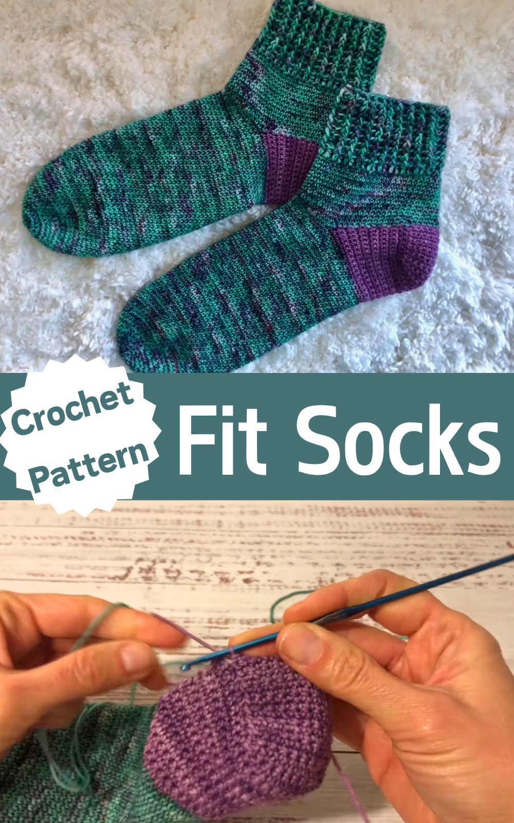 Crochet Perfect Fit Socks