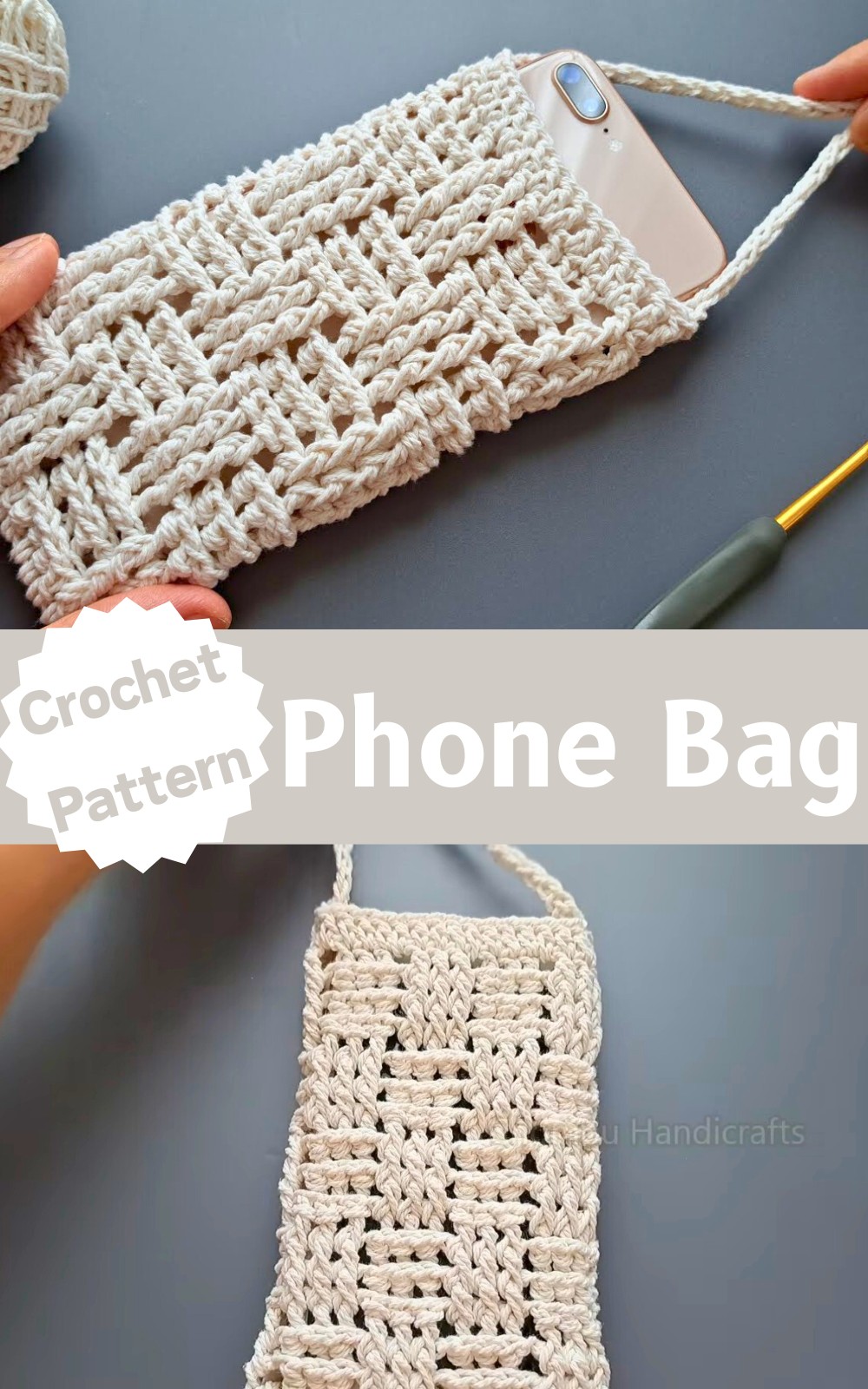 Crochet Phone Bag Tutorial