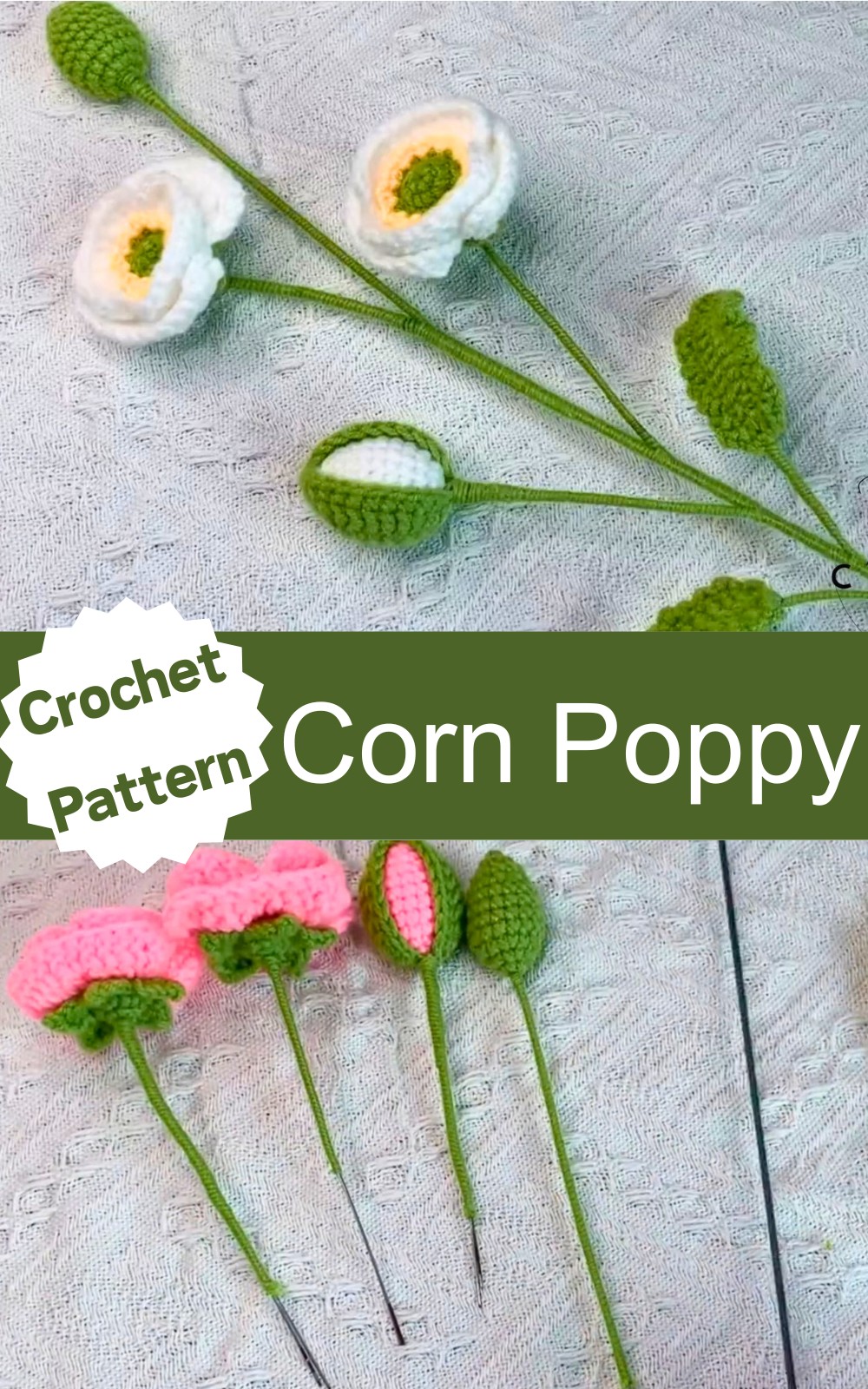 Crochet Small Corn Poppy