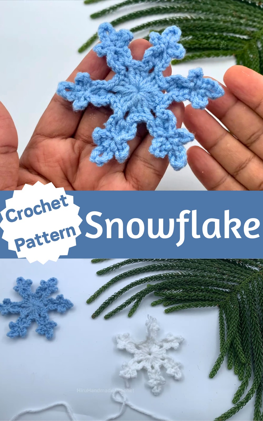 Crochet Snowflake Tutorial