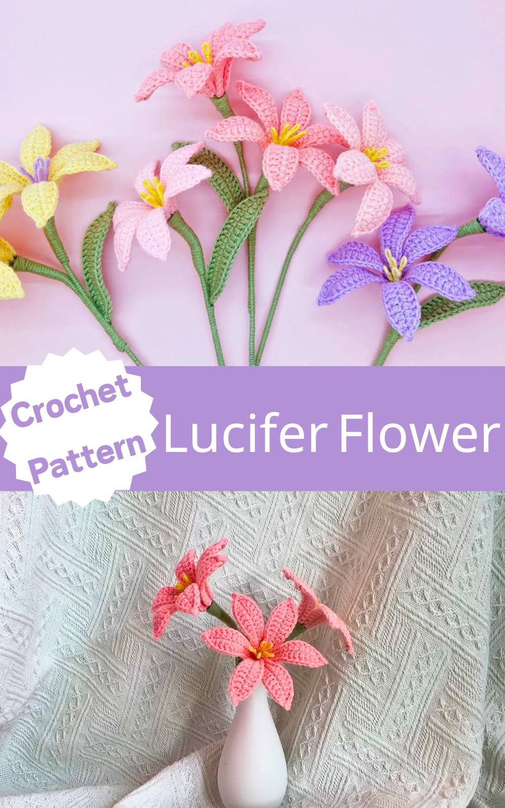 Crochet a Lucifer Flower