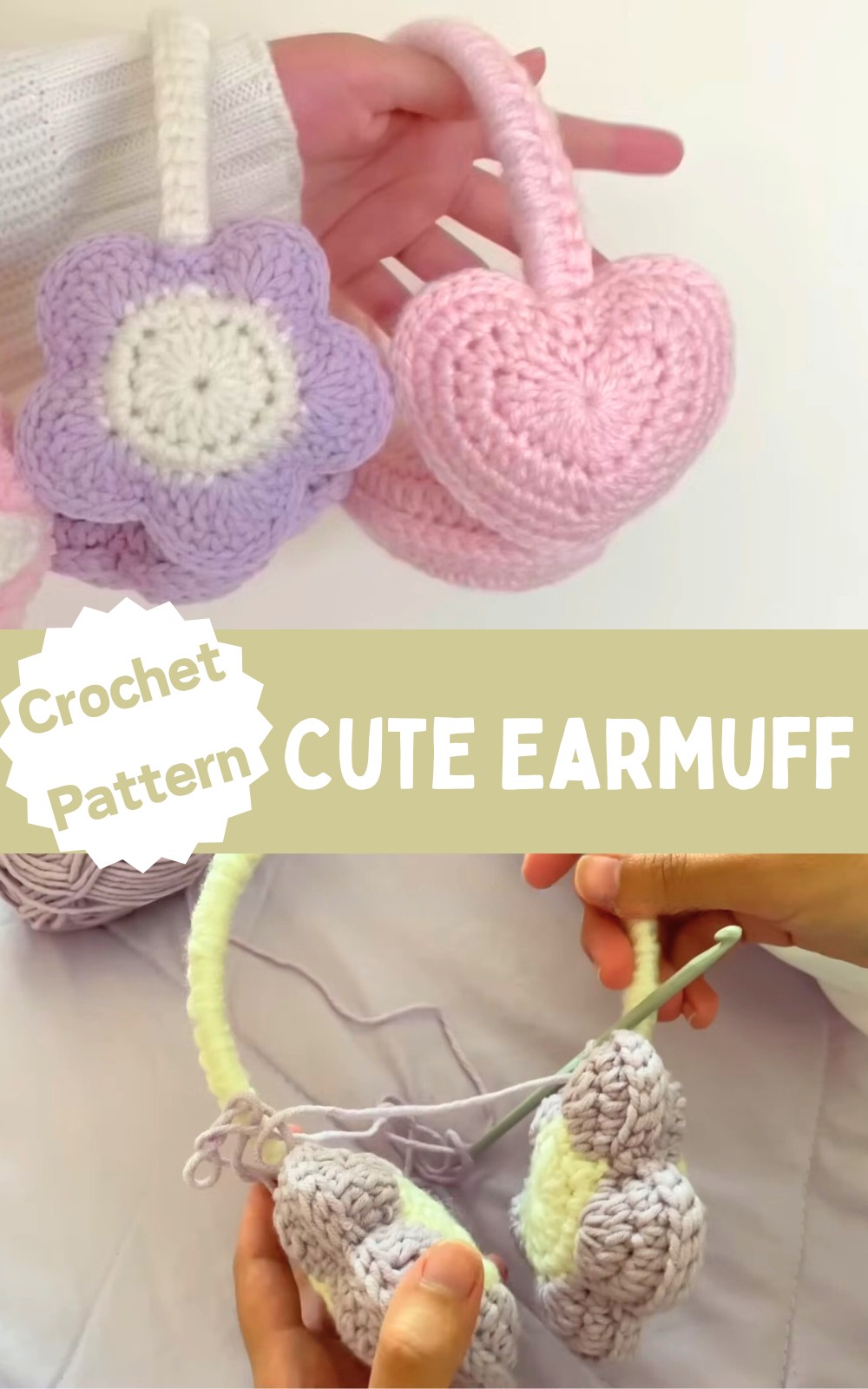 Crochet Cute Earmuff