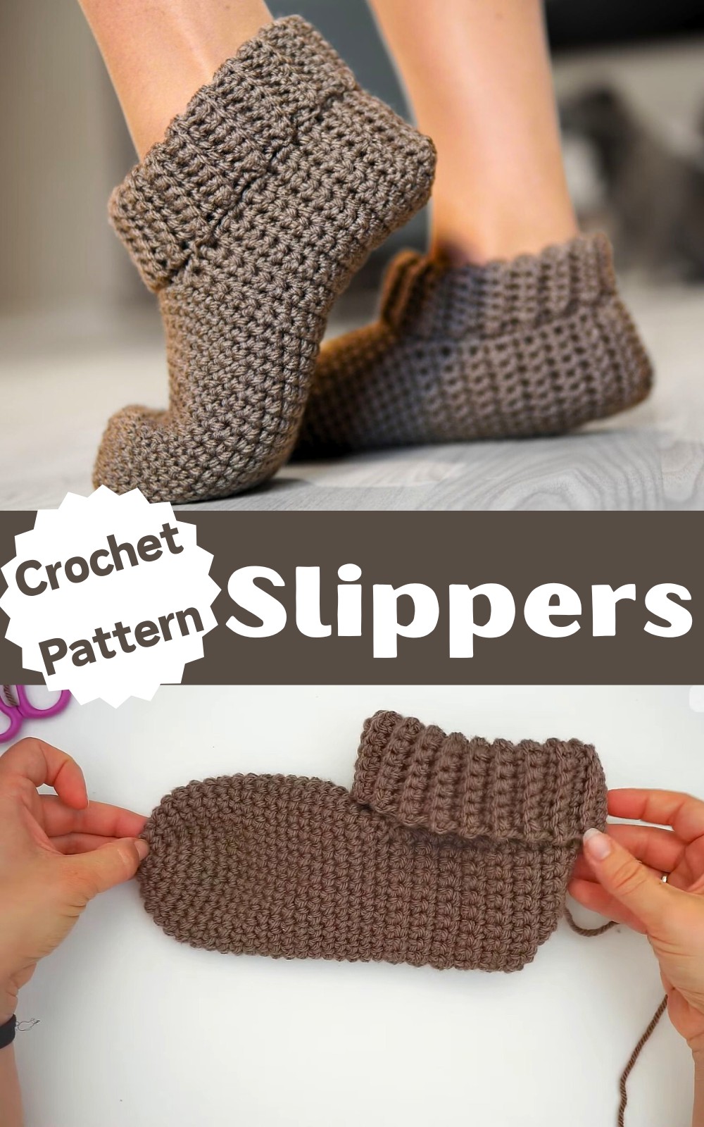 Easy Crochet Slippers