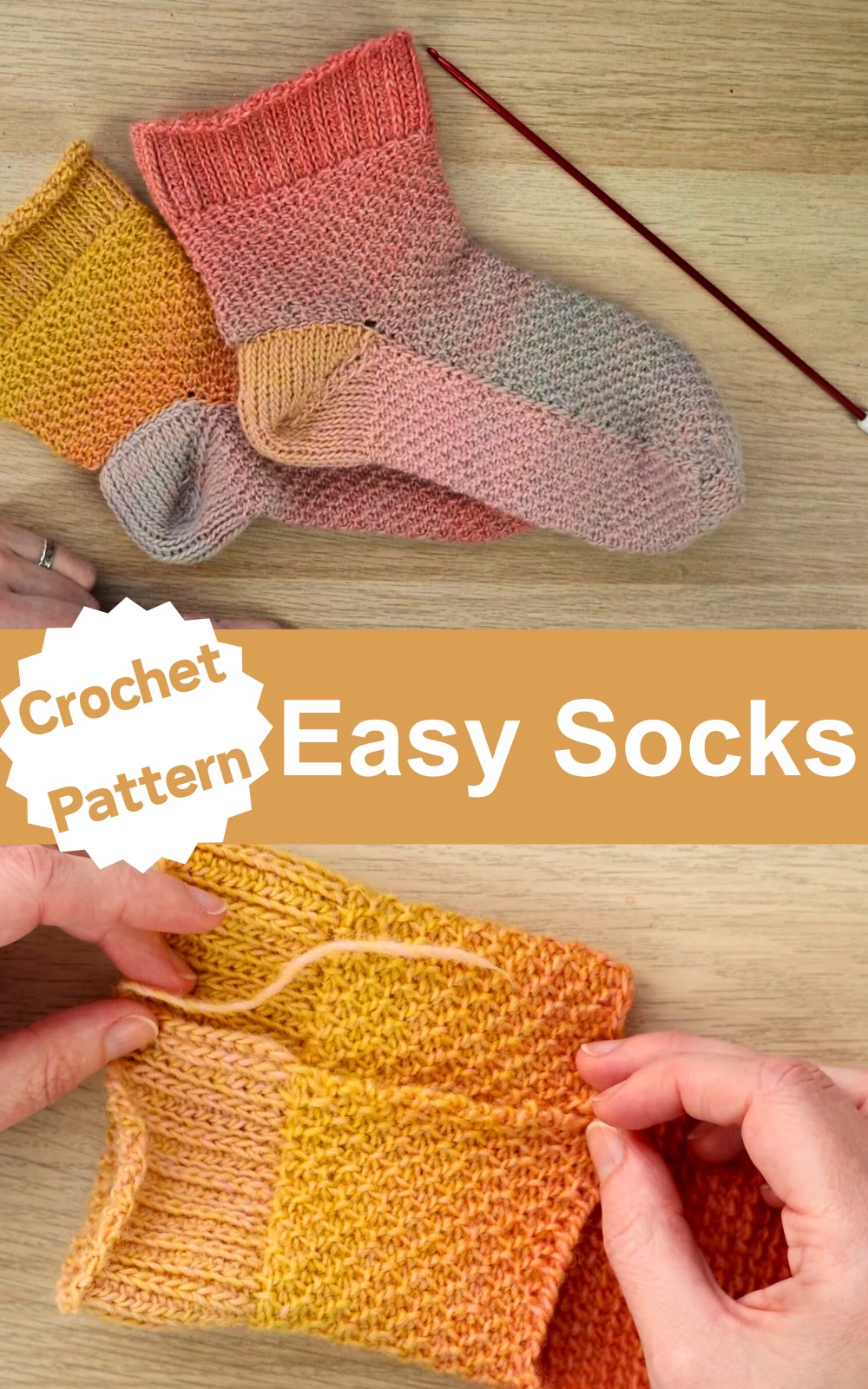 Easy Crochet Socks