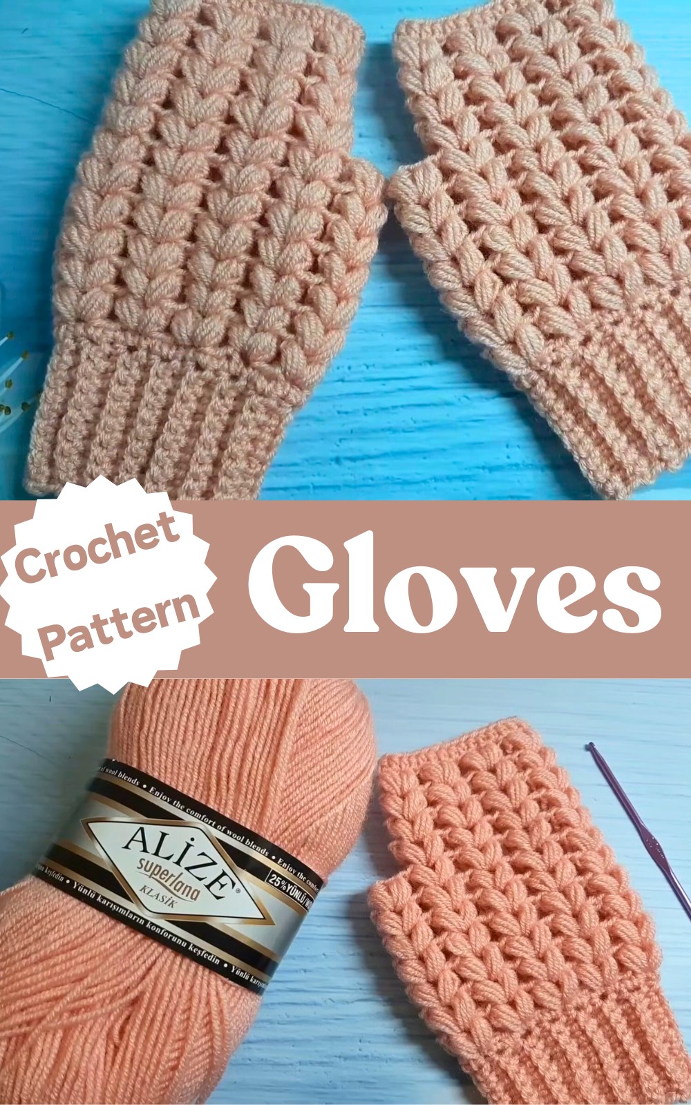 Easy crochet Gloves