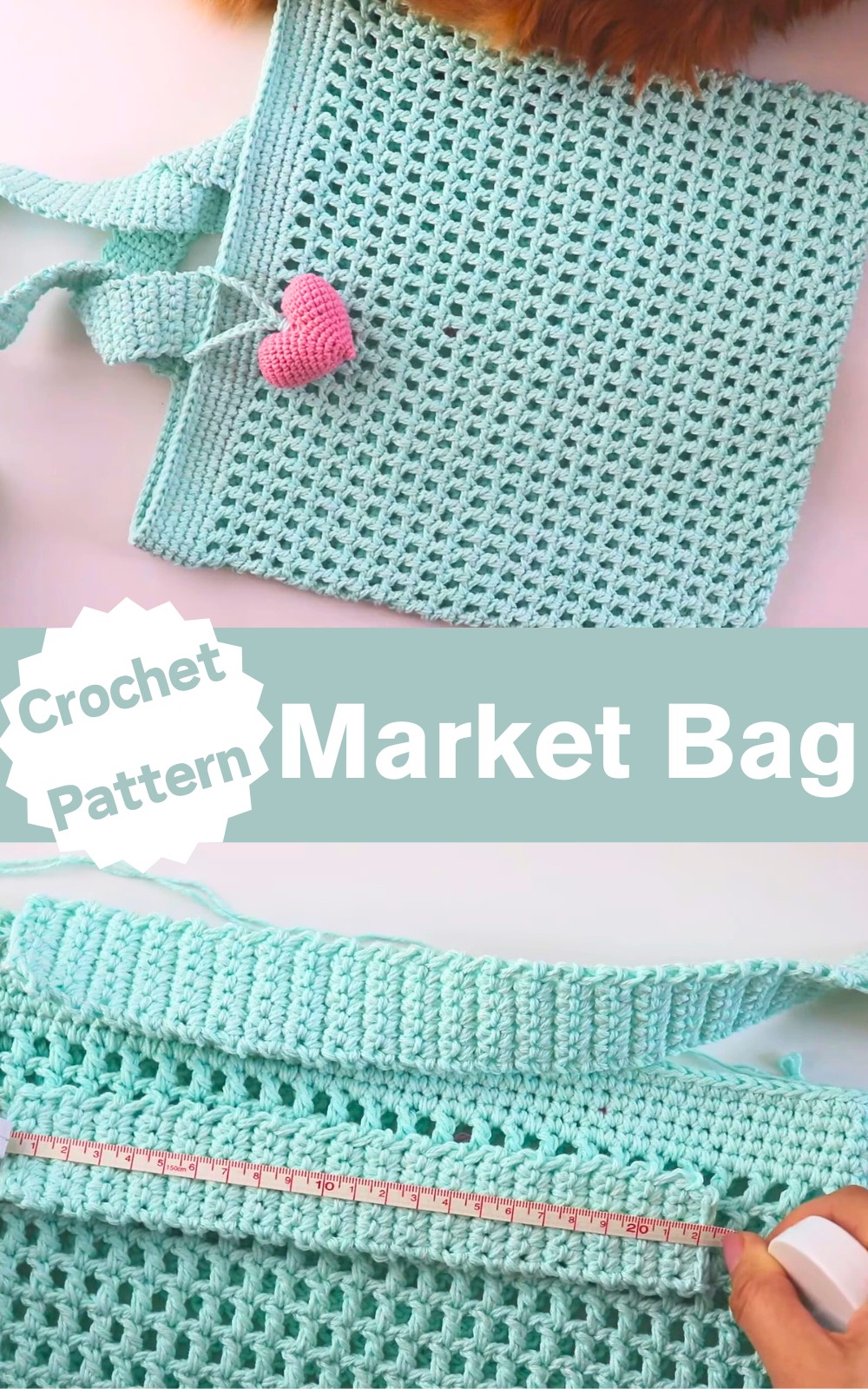 Filet Crochet Market Bag