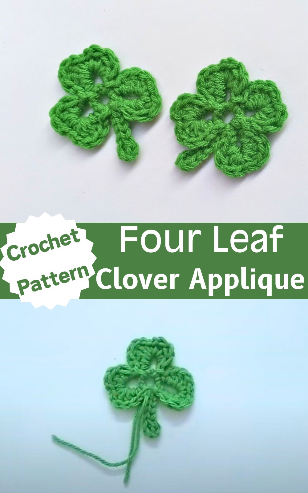 Four Leaf Clover Applique