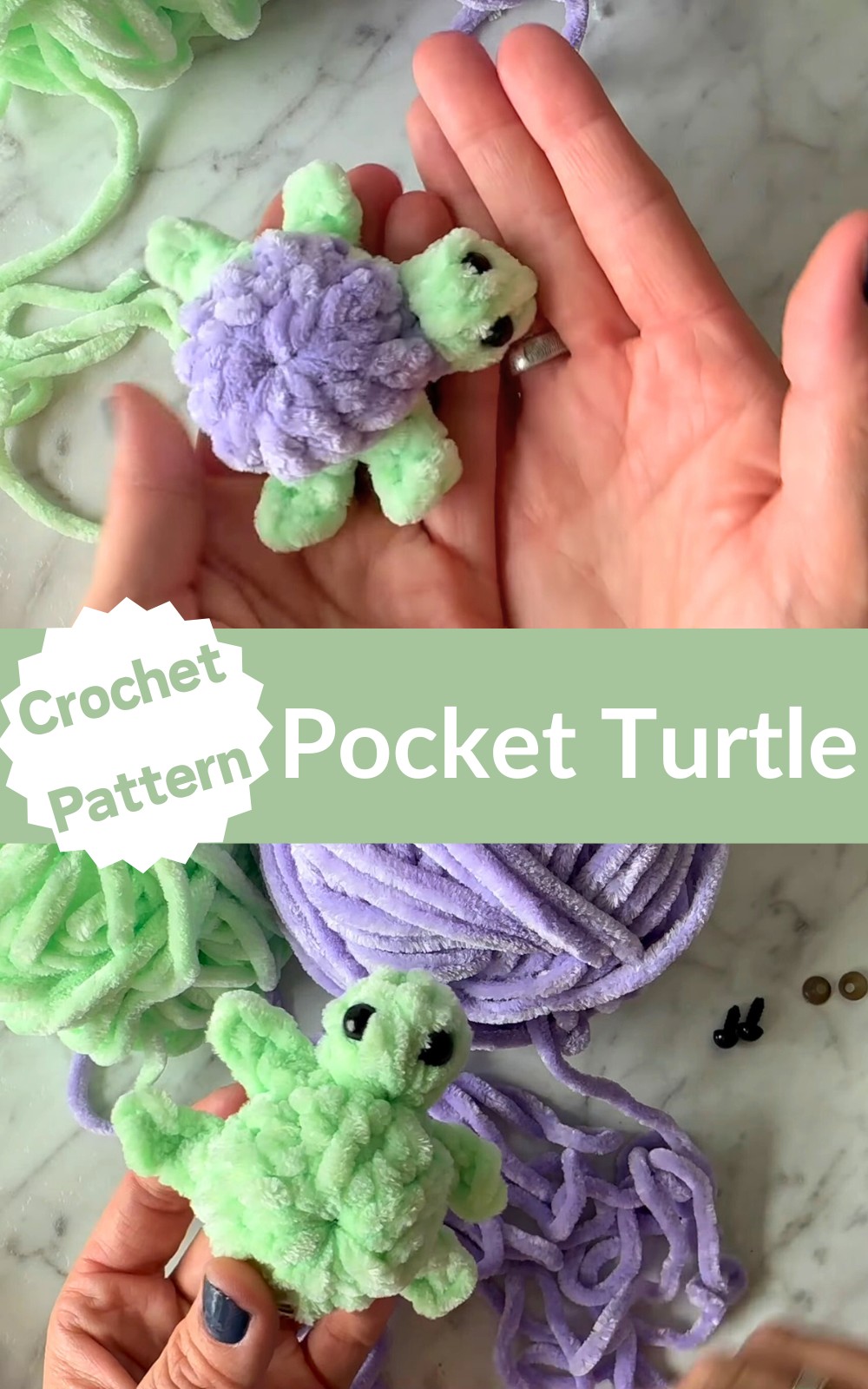 No Sew Pocket Turtle