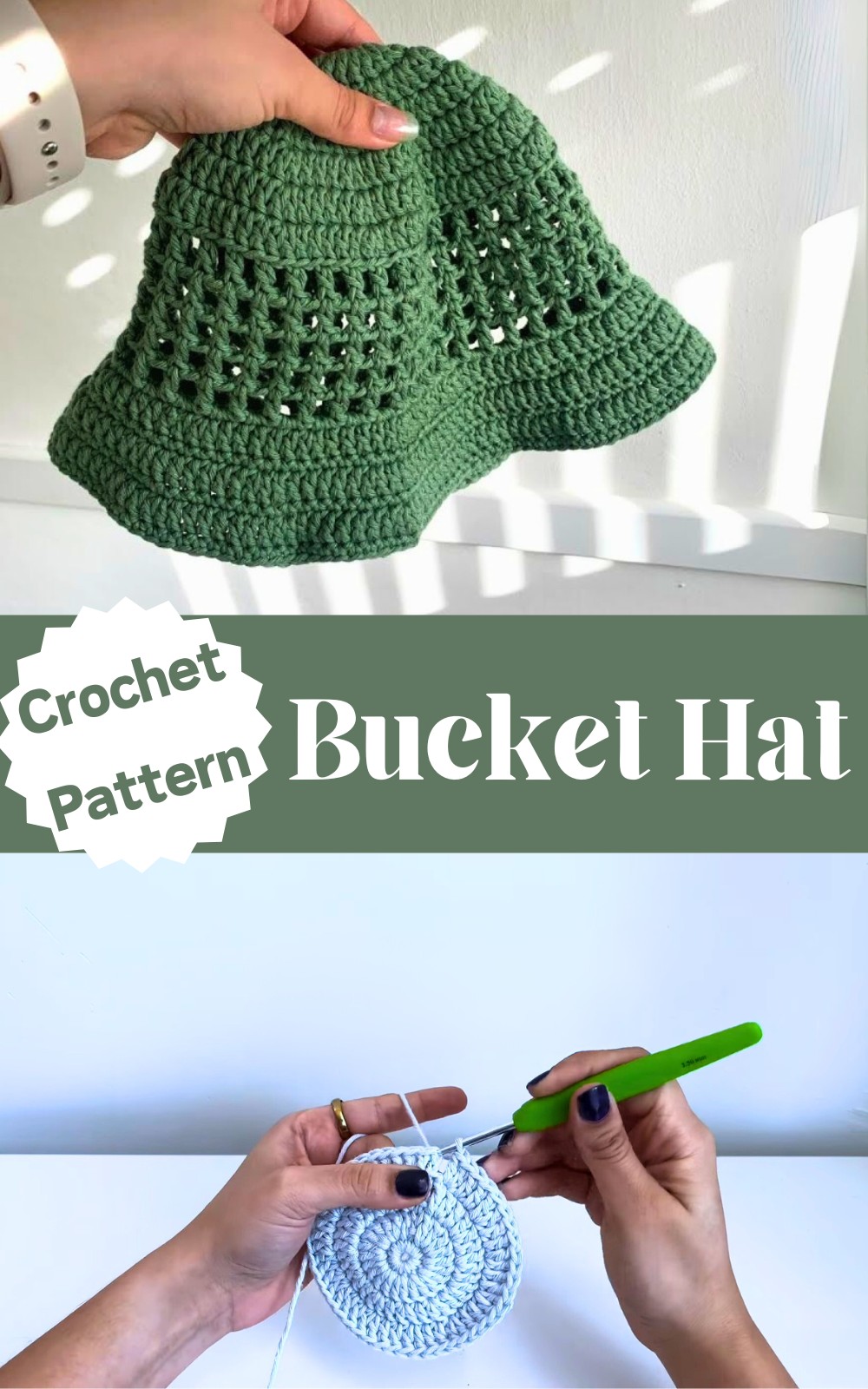 Crochet Bucket Hat Tutorial