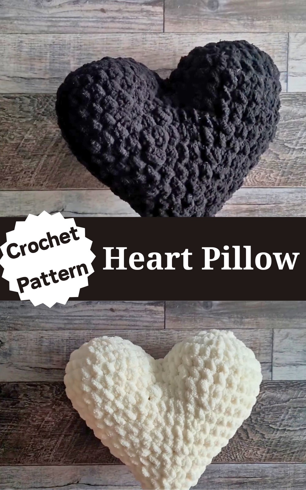 Crochet A Heart Pillow