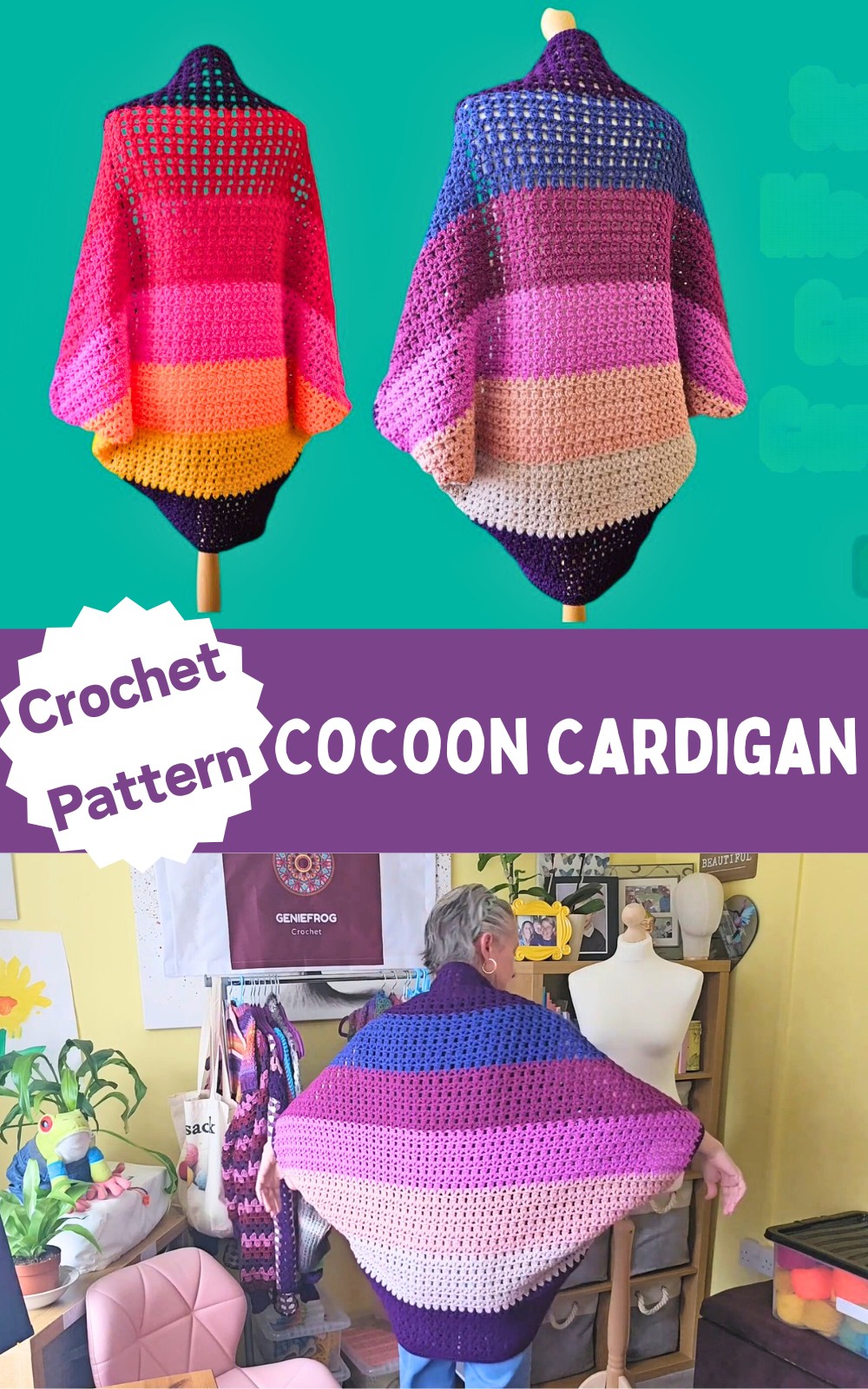 Crochet Cocoon cardigan