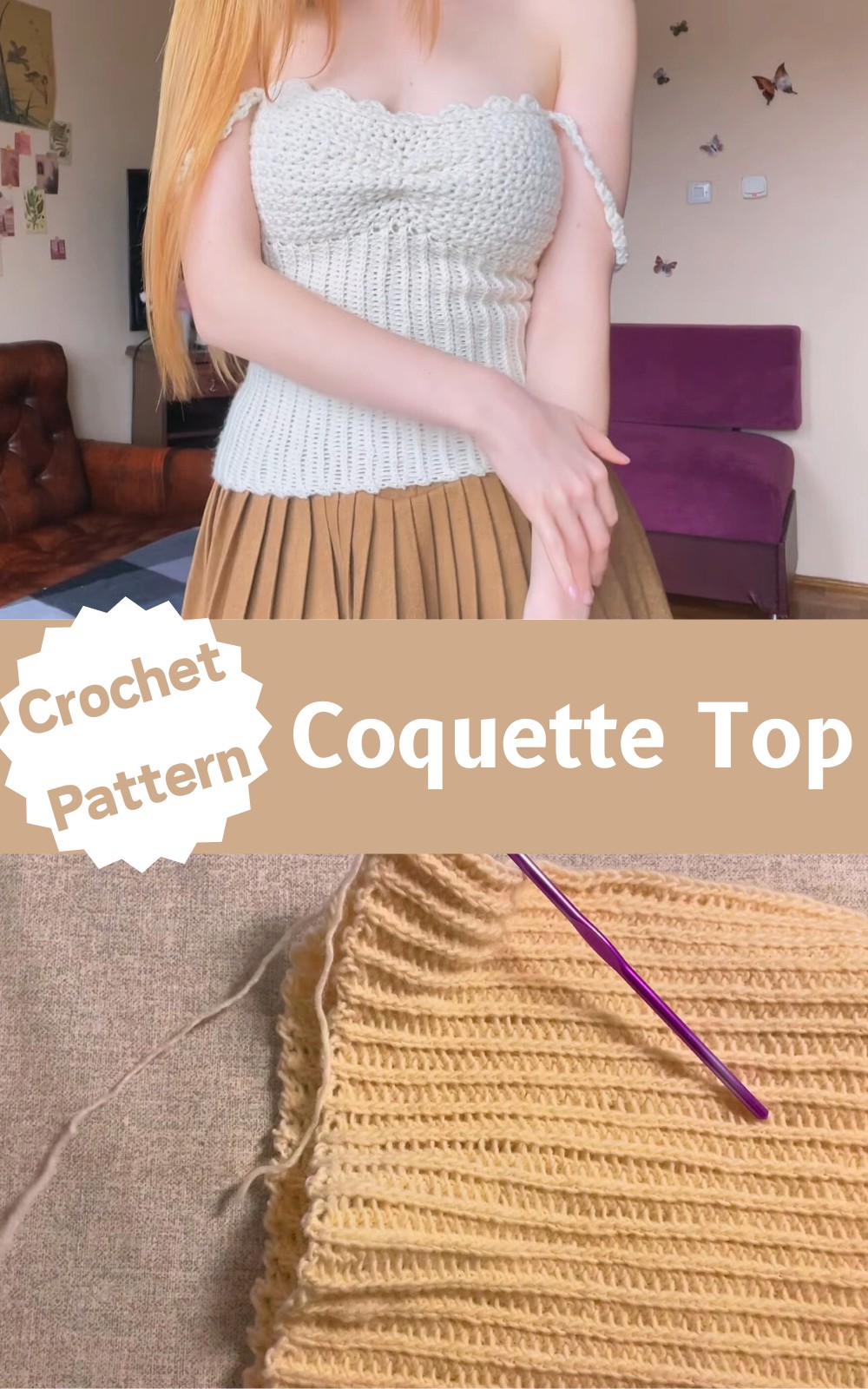 Crochet Coquette Top