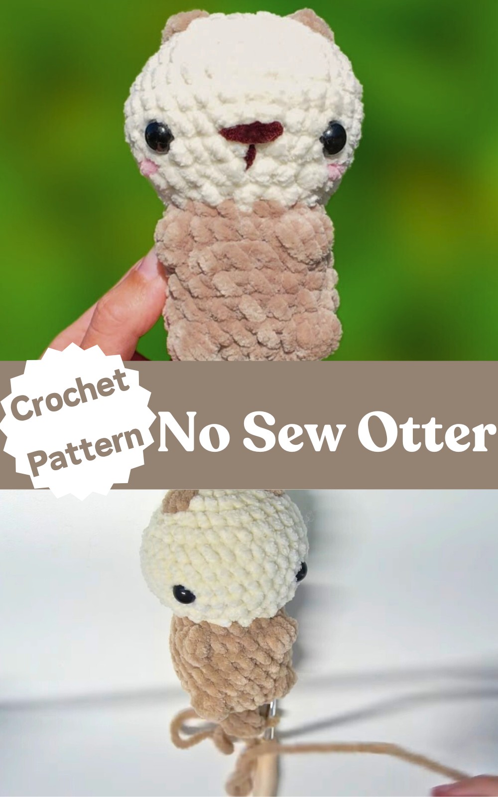 Crochet No Sew Otter