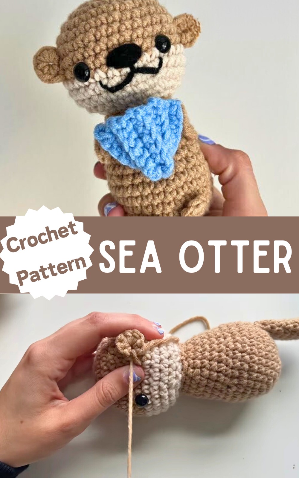 Crochet Sea Otter Animal