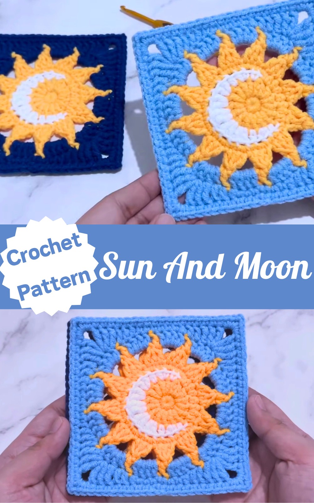 Crochet Sun And Moon Pattern