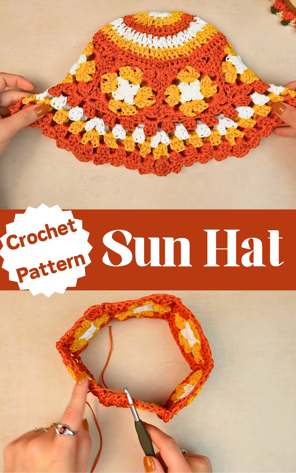 Crochet Sun Hat Tutorial