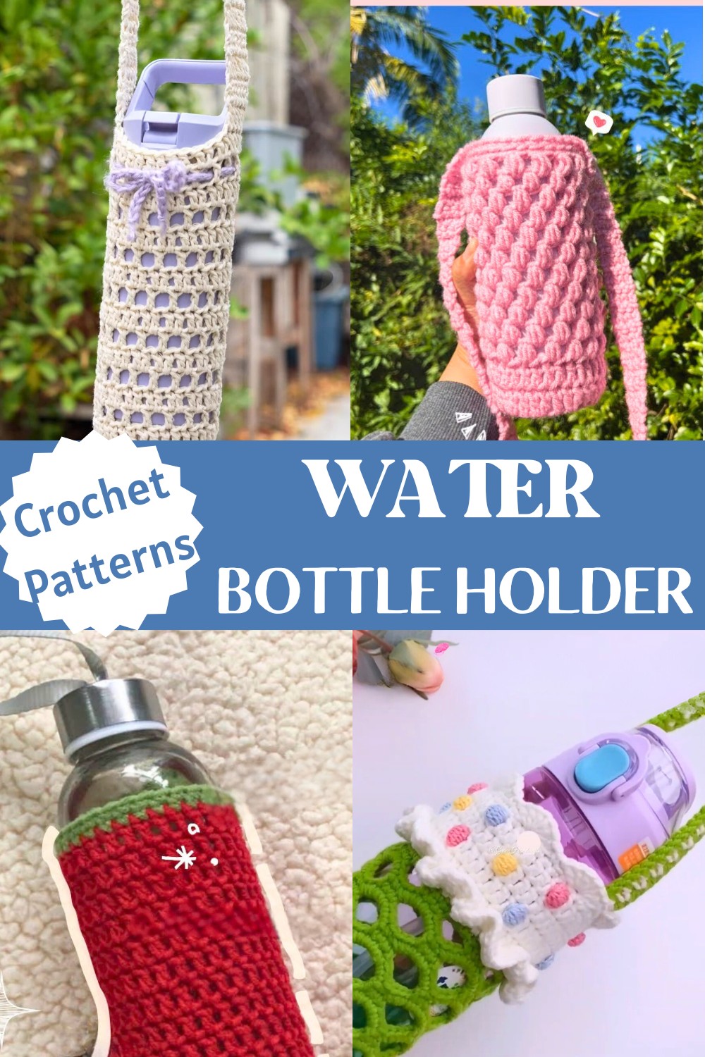 Crochet Water Bottle Holder