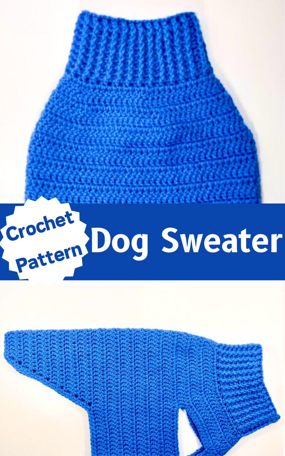 Easy Crochet Dog Sweater