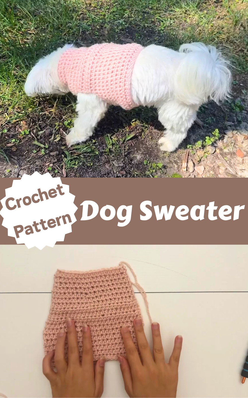 Easy Crochet A Dog Sweater