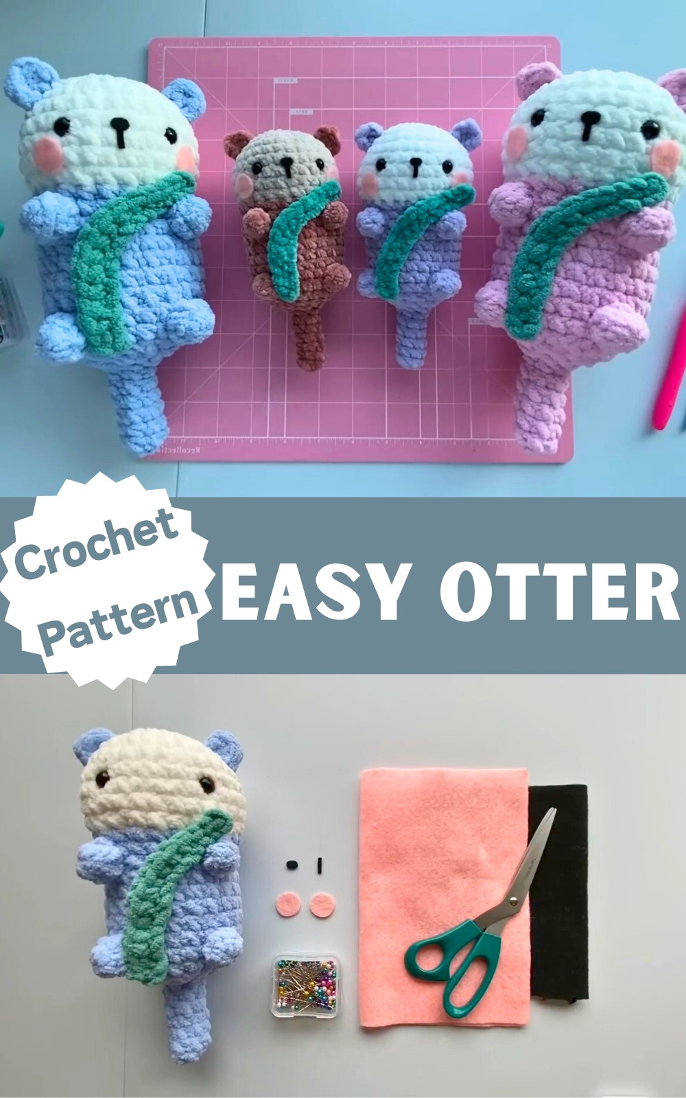 How to Crochet an Otter