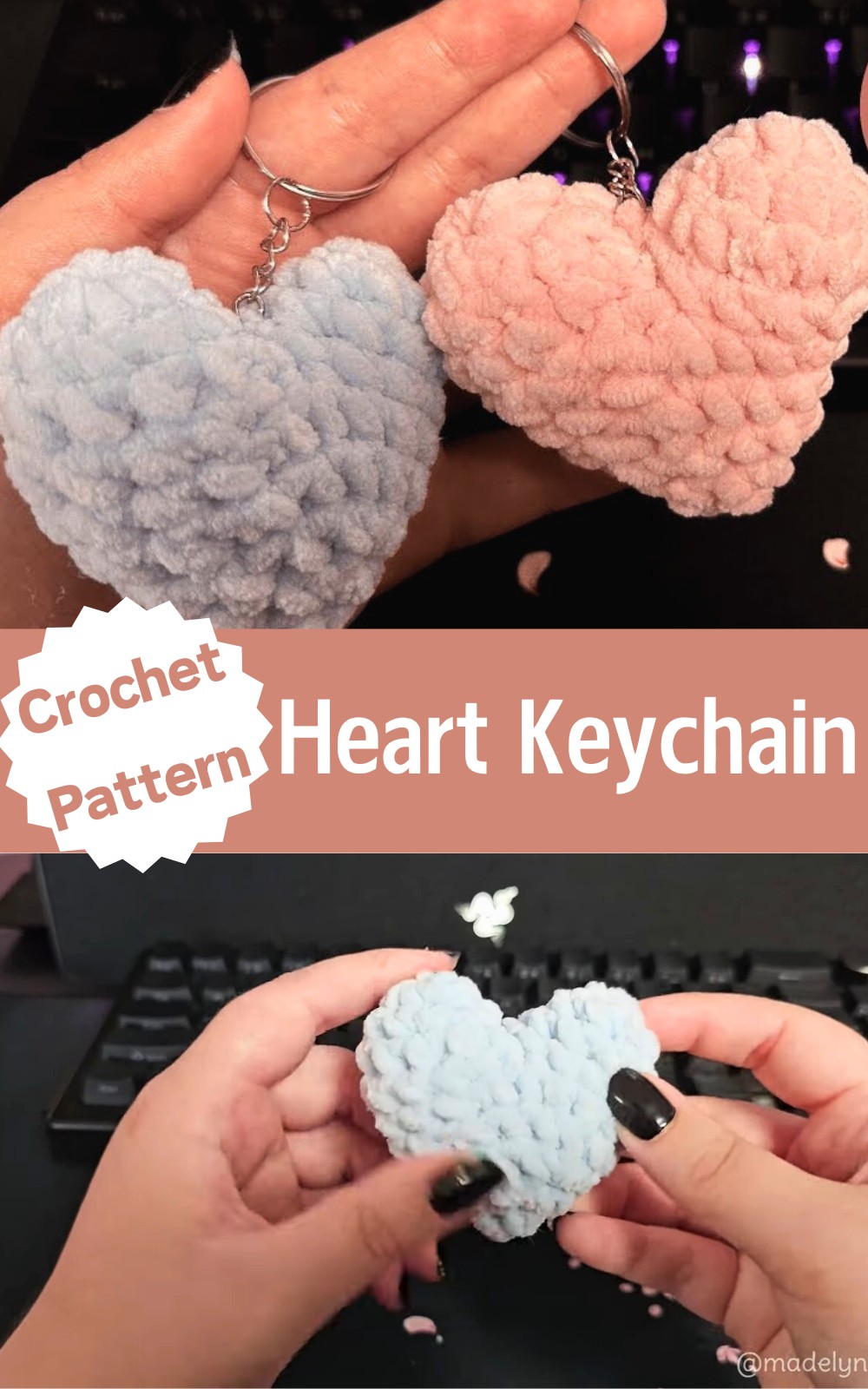 Mini Heart Keychain