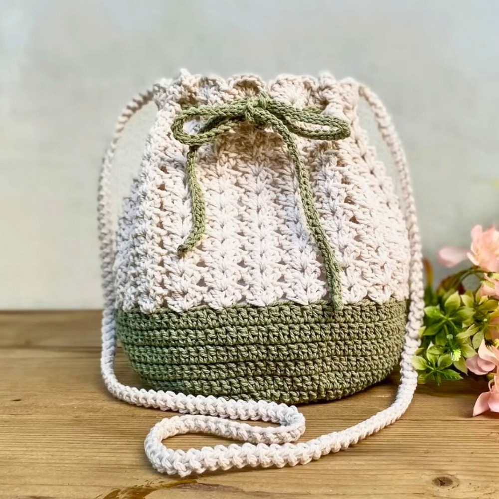 Crochet Summer Circle Bag