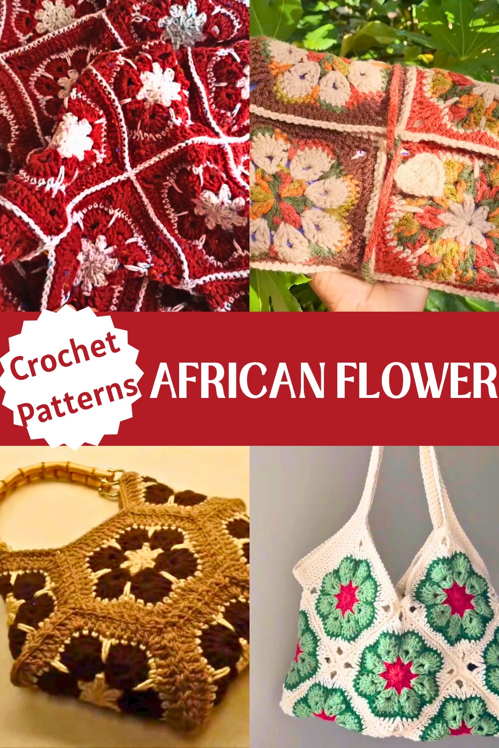 Crochet African Flower