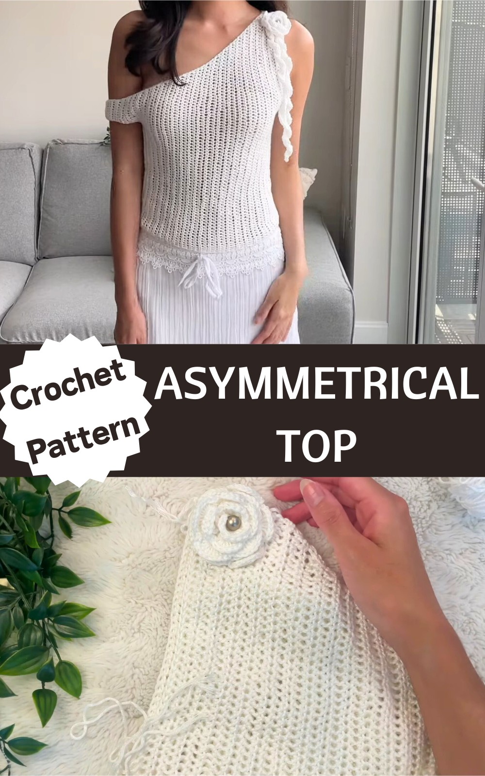 Crochet Asymmetrical Top