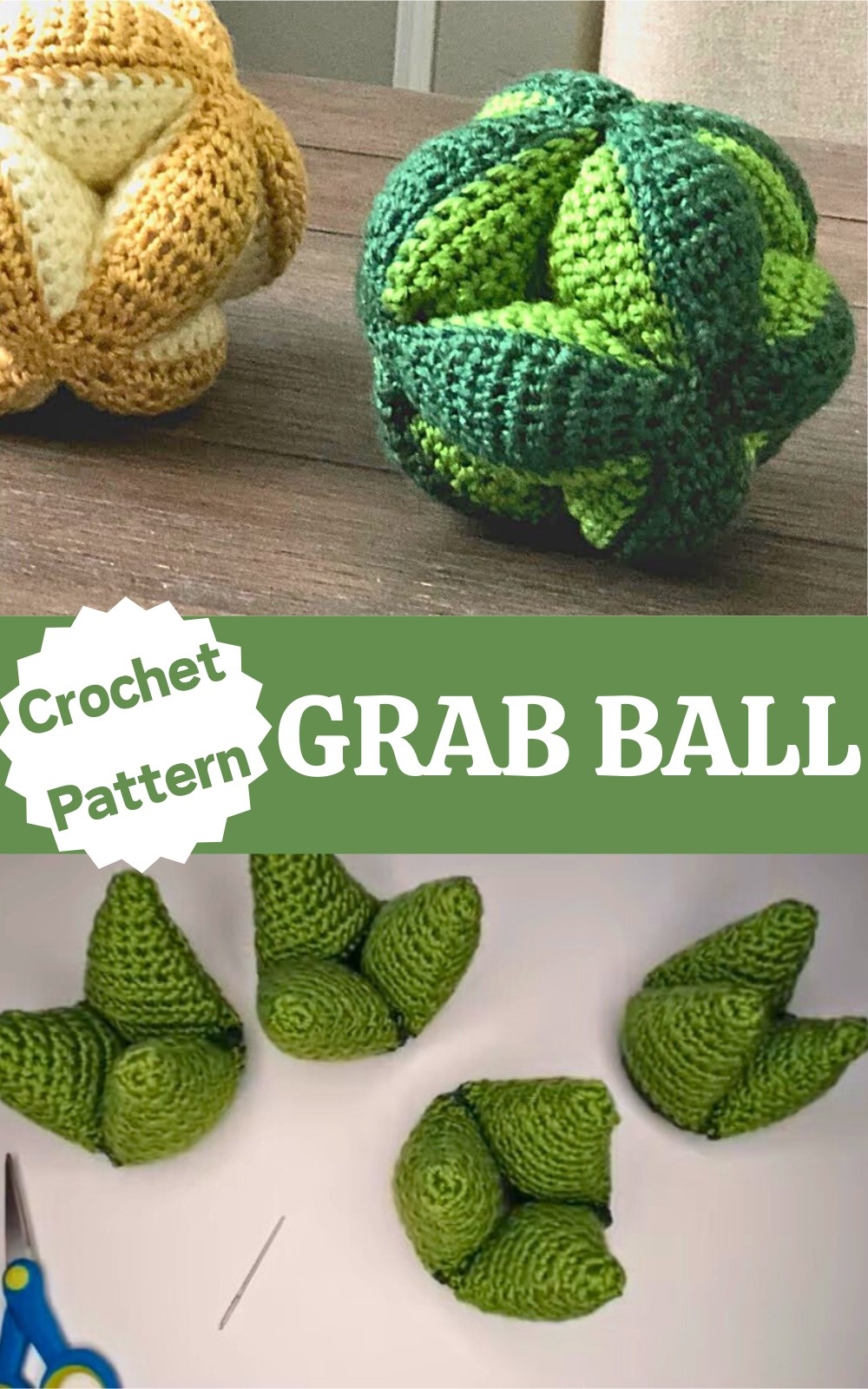 Crochet Baby Grab Ball