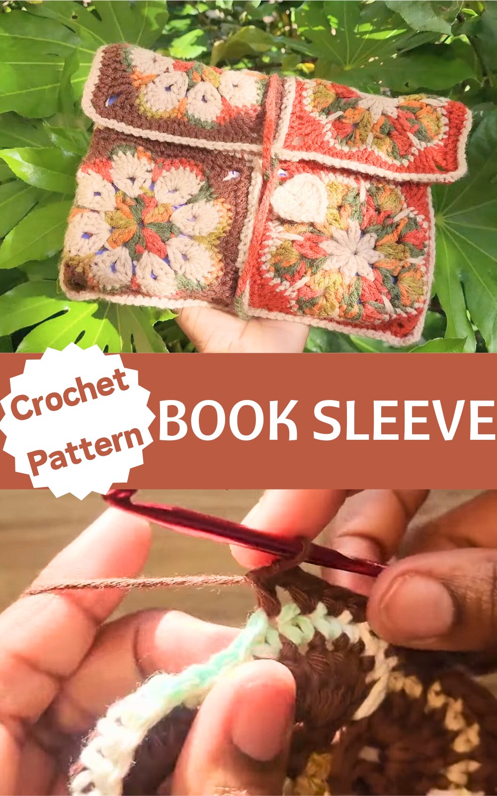 Crochet Book Sleeve Tutorial