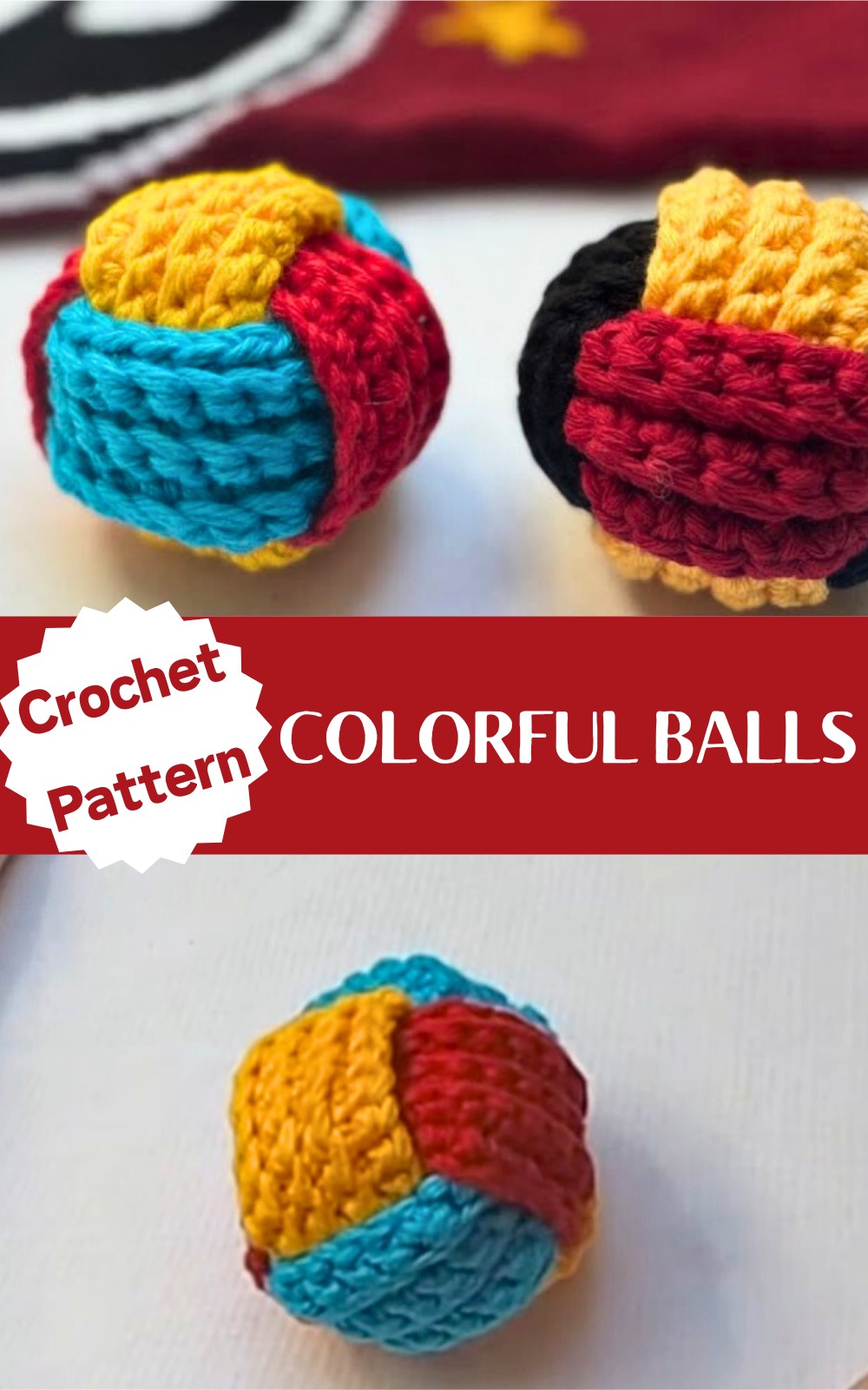 Crochet Colorful Balls for Beginners