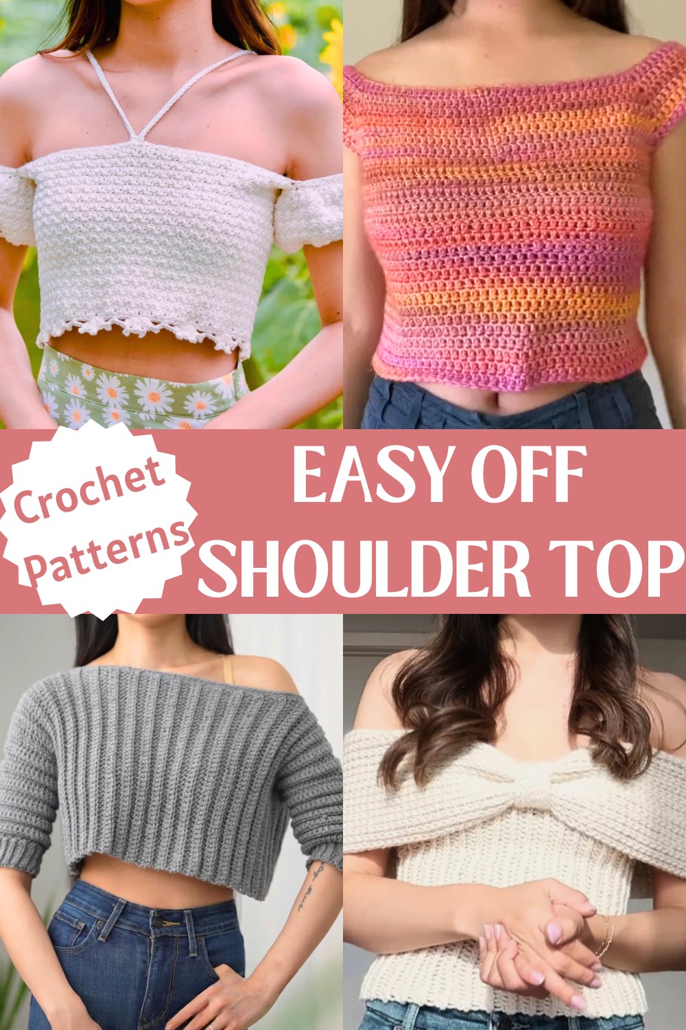 Crochet Off Shoulder Top