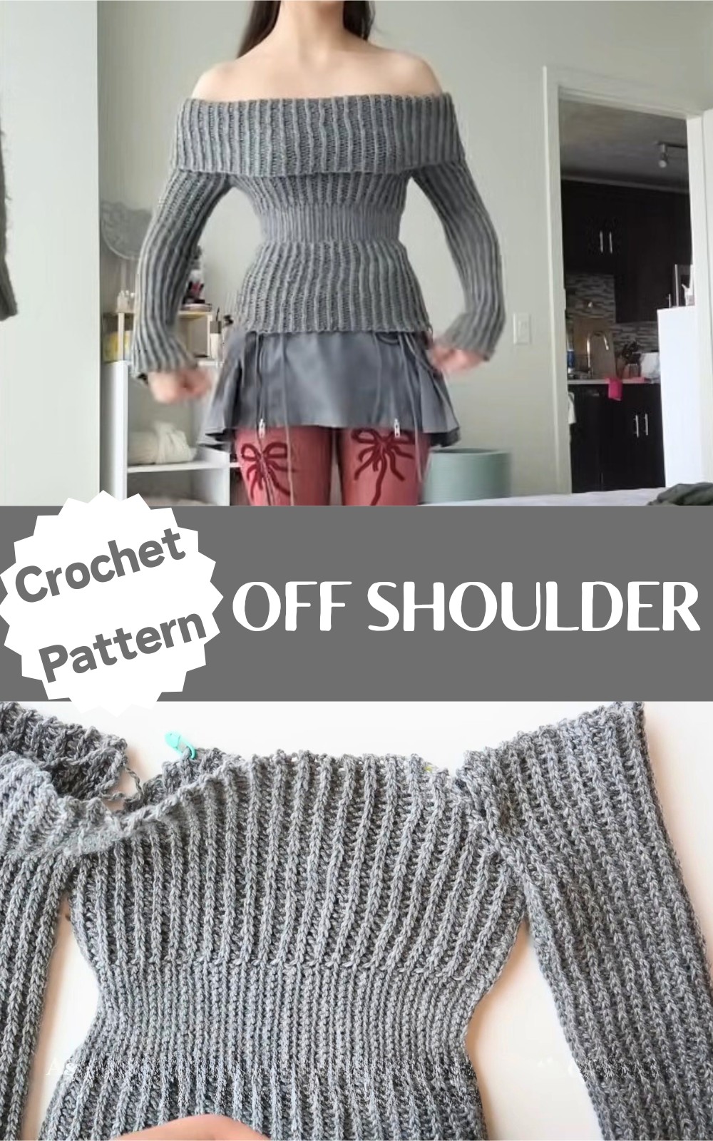 Crochet Off Shoulder Tutorial