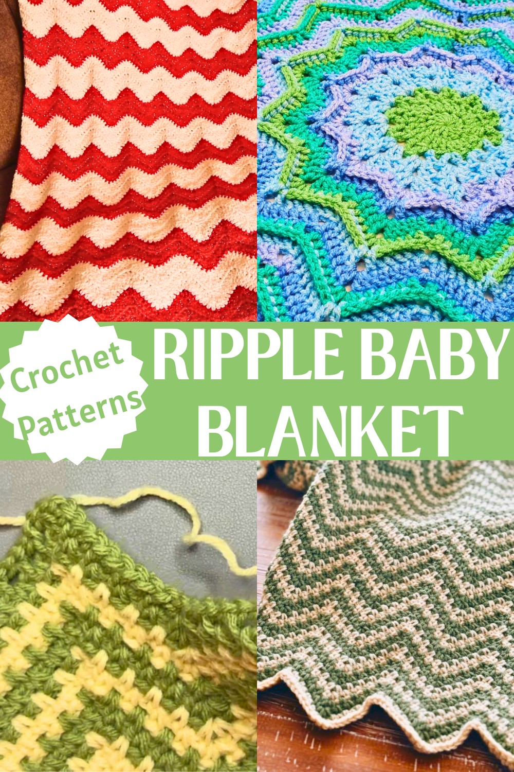 Crochet Ripple Baby Blanket