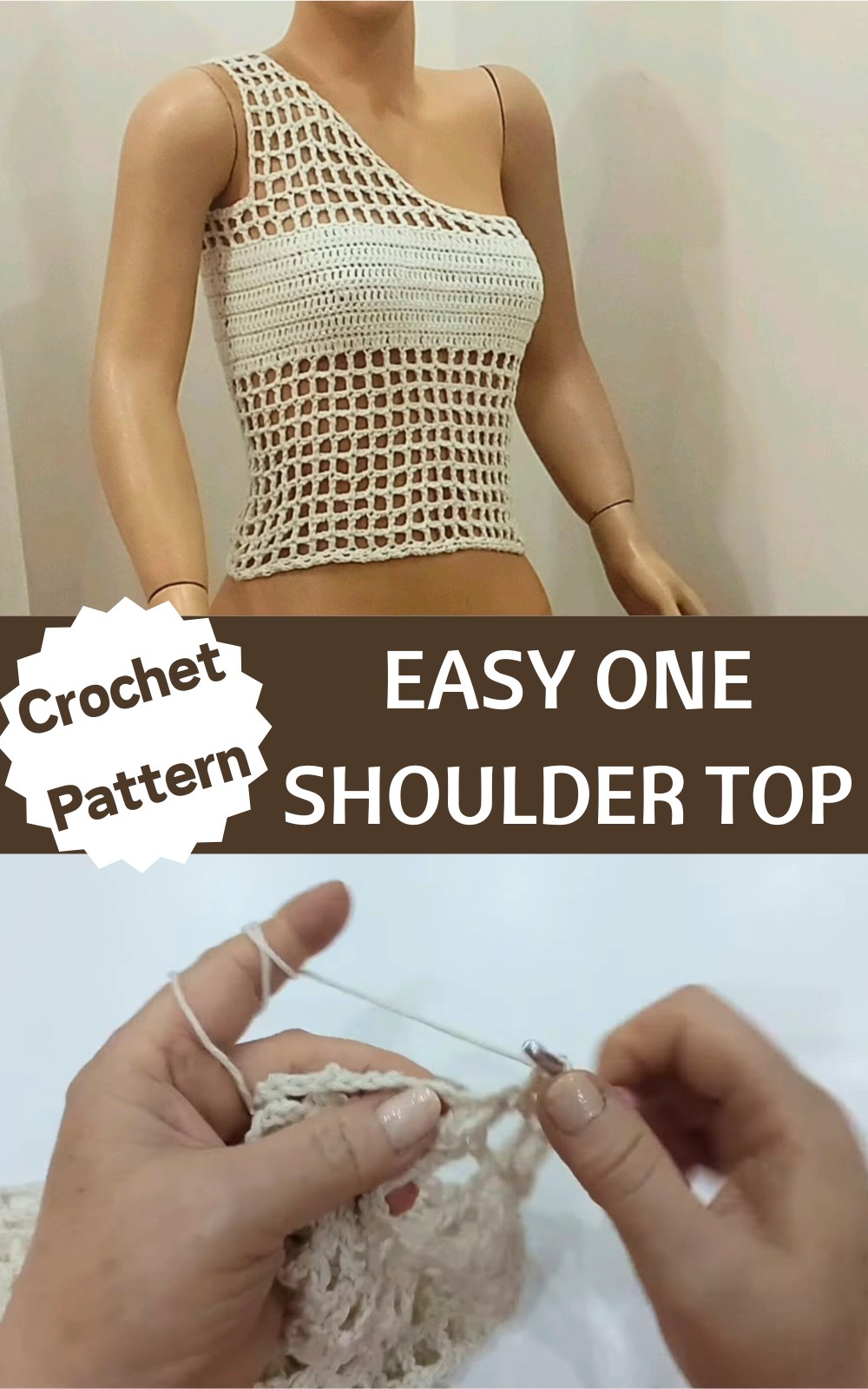 Crochet a Simple One Shoulder Top