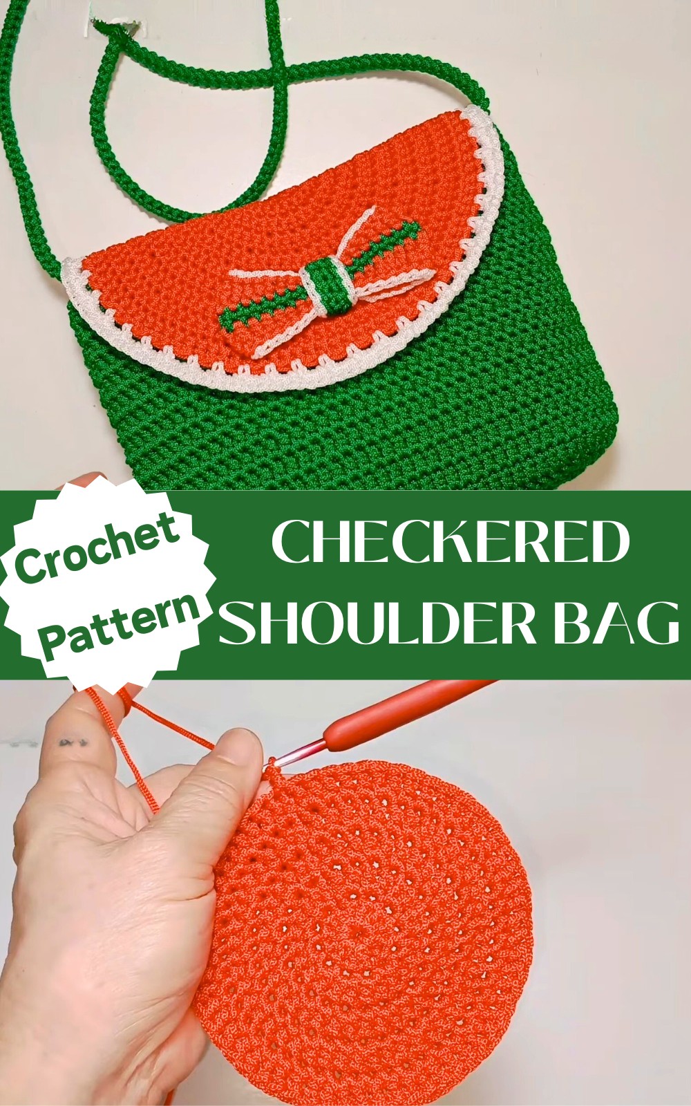 Easy Crochet Shoulder Bag Tutorial