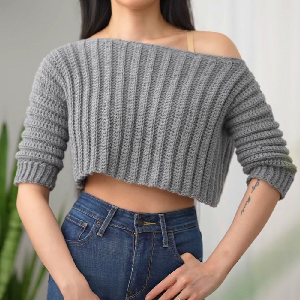 Crochet Off Shoulder Top