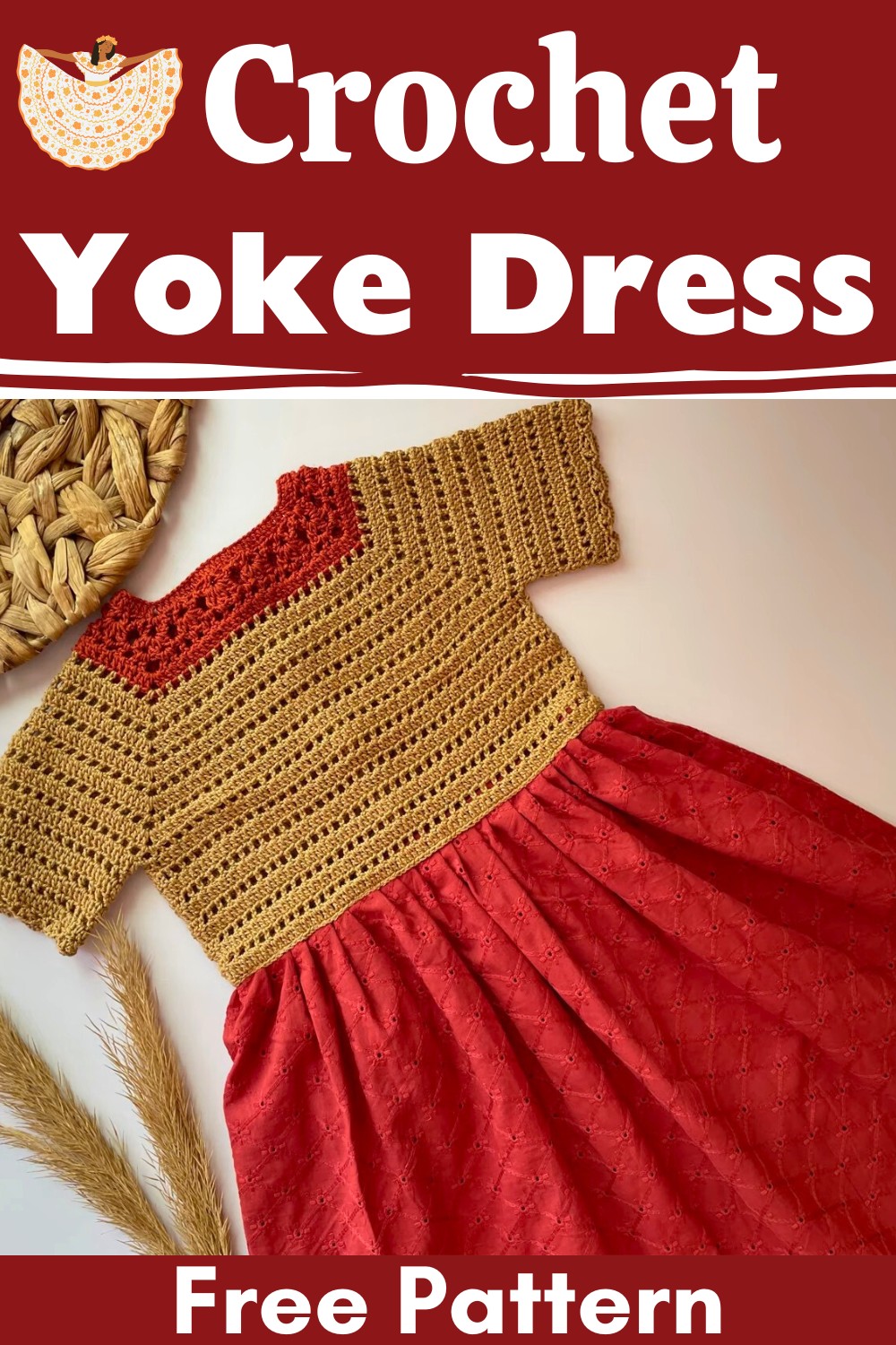 Crochet Yoke Dress for a 6-Year-Old Girl: Step-by-Step Guide