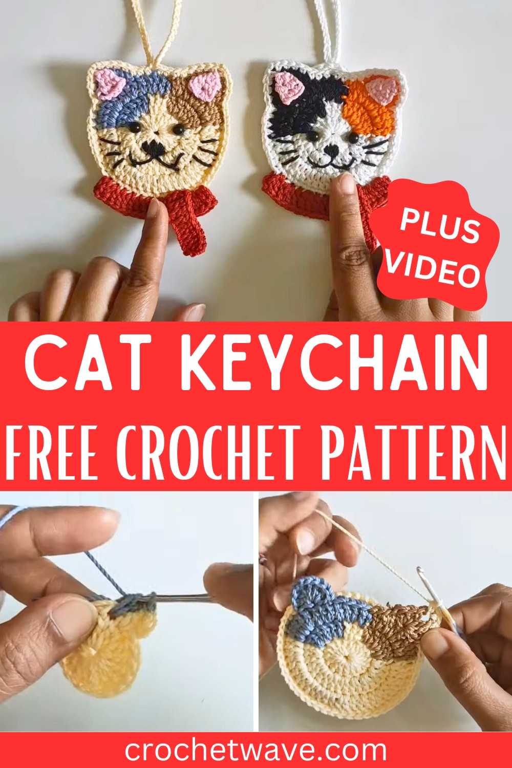 Cute Crochet Cat Keychain: Easy Step-by-Step Guide