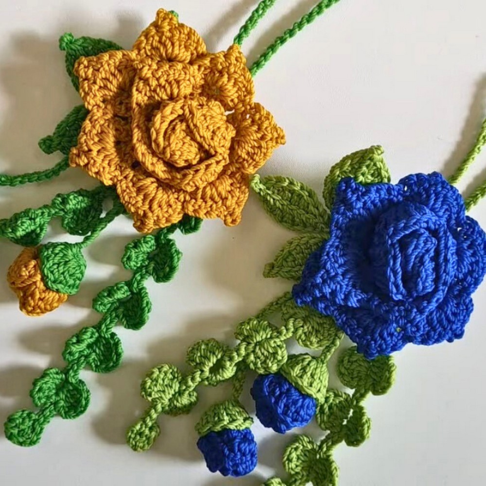 Cute Crochet Flower Keychain | Perfect for Bags & Keys